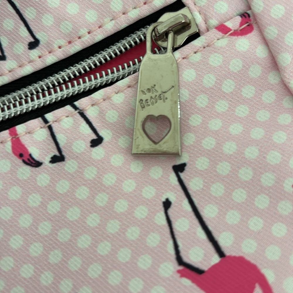 ☀️Betsey Johnson Pink Flamingo Tote Bag - Picture 12 of 13